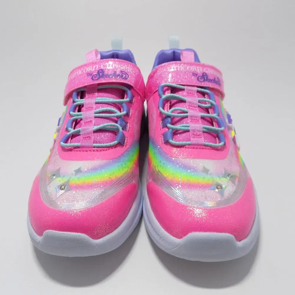 Skechers Unicorn Chaser Light-Up Girls Sneaker - Kids Size 3